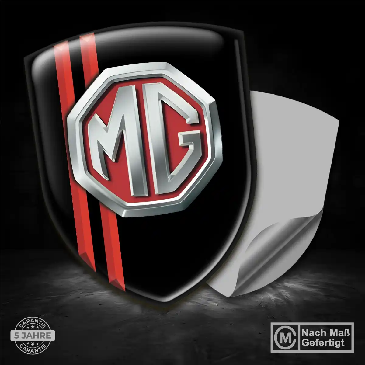 MG Wappen Emblem Hochwertiges Harz
