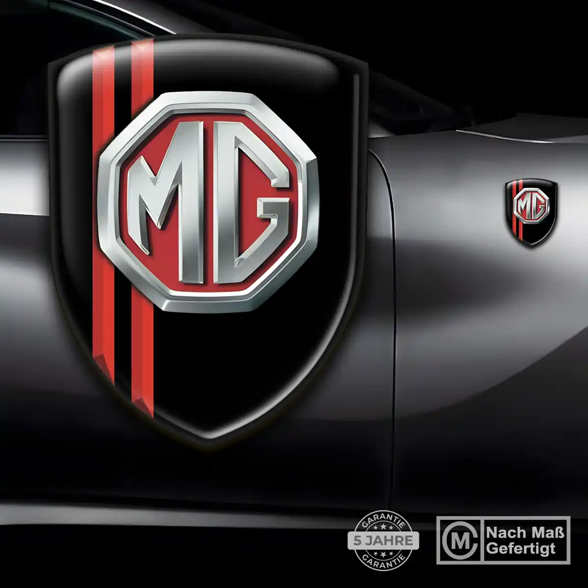 MG Wappen Emblem Hochwertiges Harz
