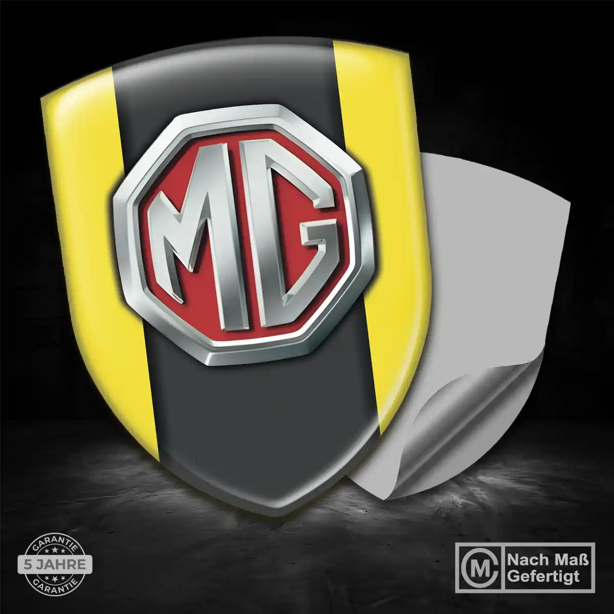 MG Wappen Emblem Stilvolles Design