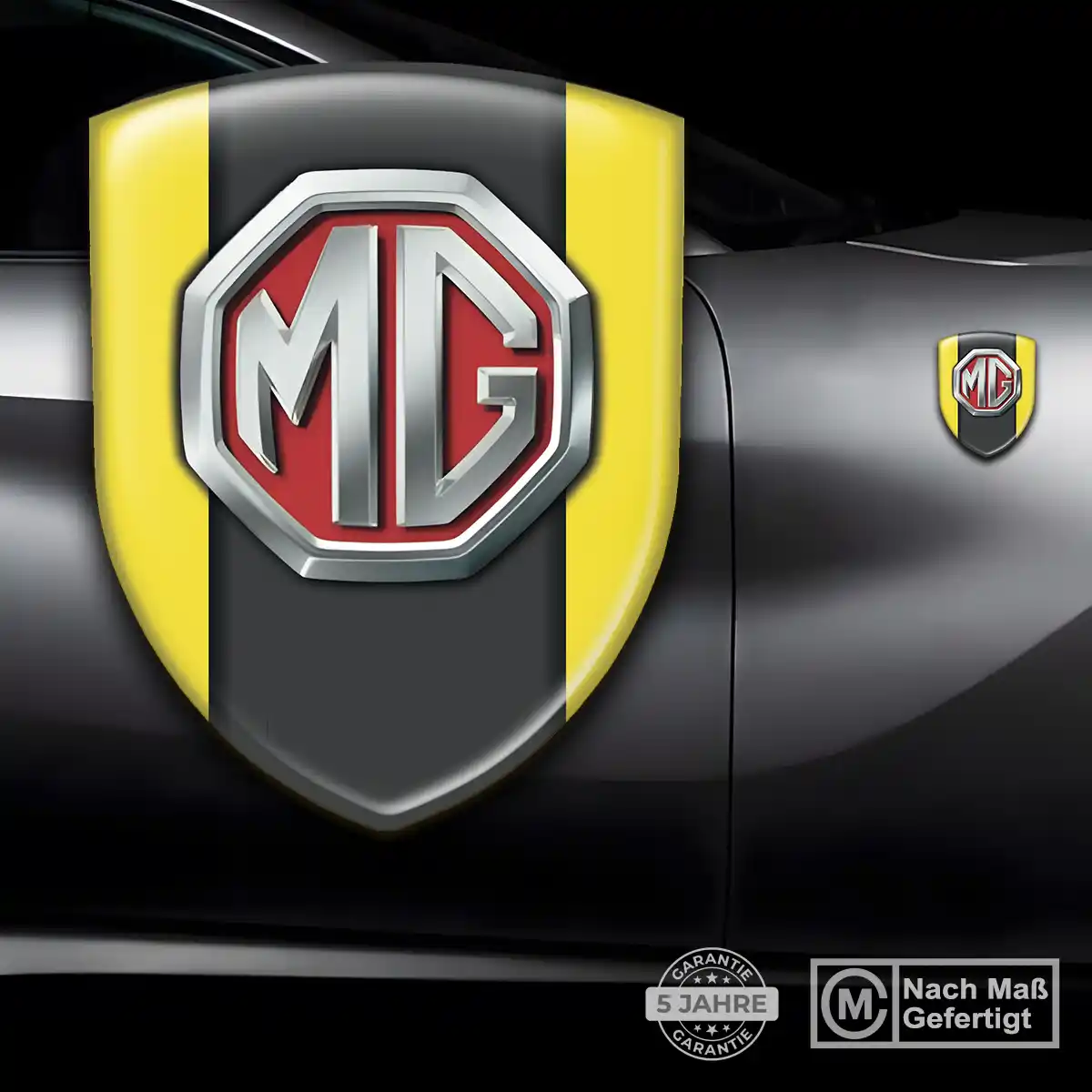 MG Wappen Emblem Stilvolles Design