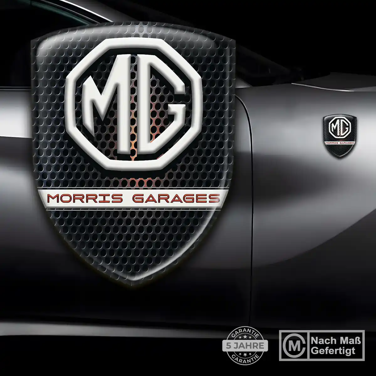 MG Wappen Emblem Tuningfahrzeug