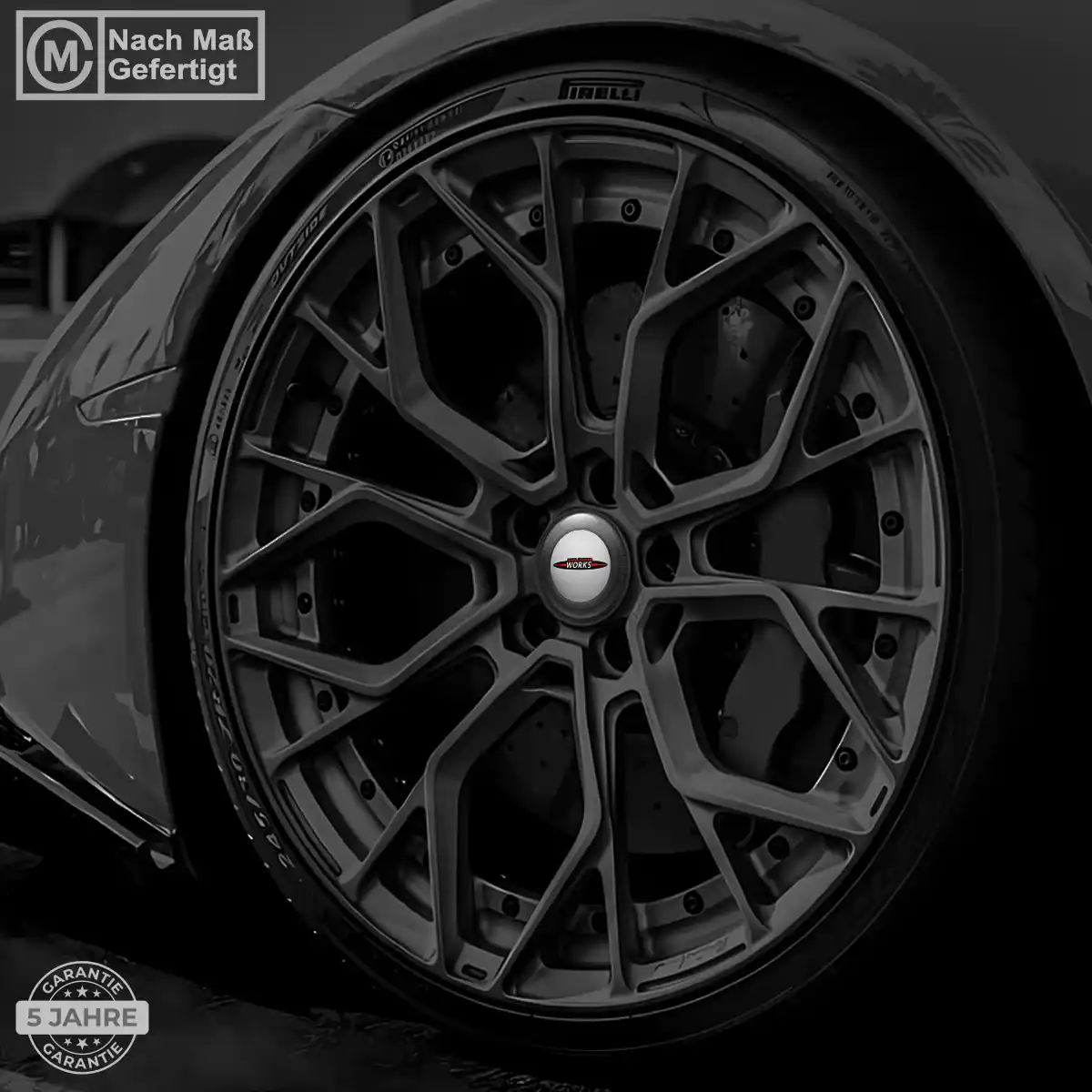 Mini Cooper John Cooper Silikon Aufkleber Embleme Stilvolles Design