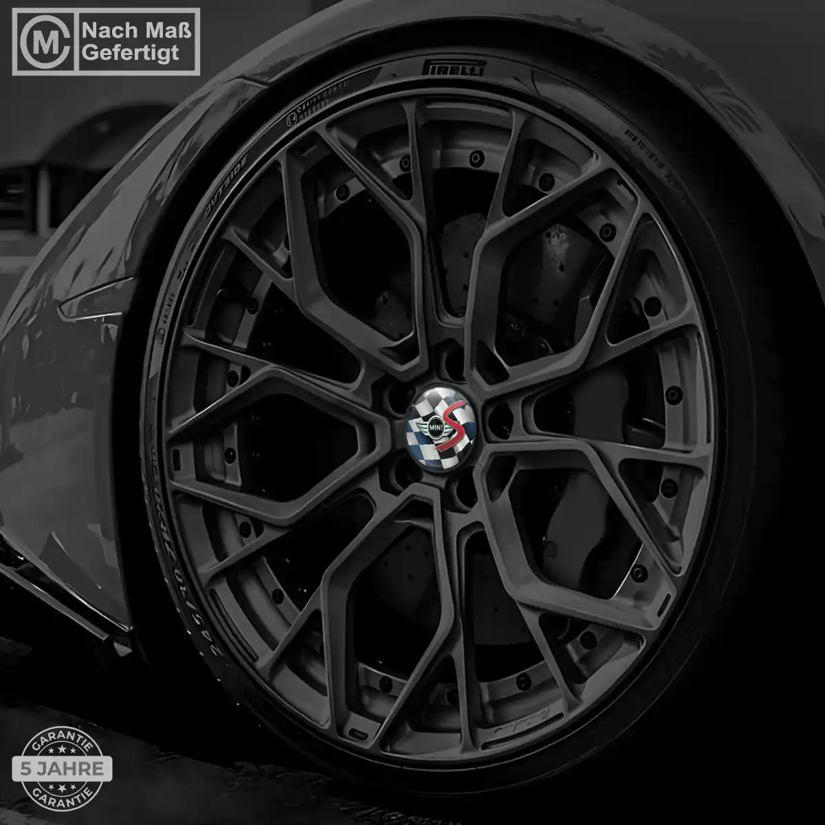 Mini Cooper S Radmitte Aufkleber Nabendeckel Stilvolles Design