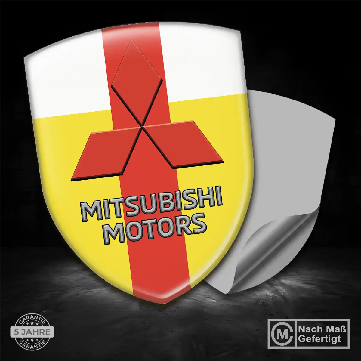 Mitsubishi 3D Gel Aufkleber Auto Hohe Qualität