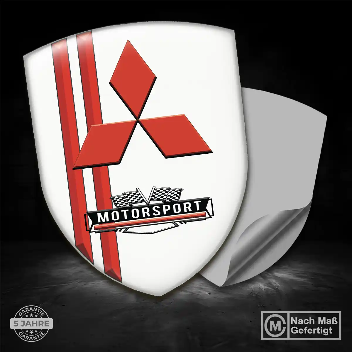 Mitsubishi 3D Gel Aufkleber Emblem Auto Exterieurdesign