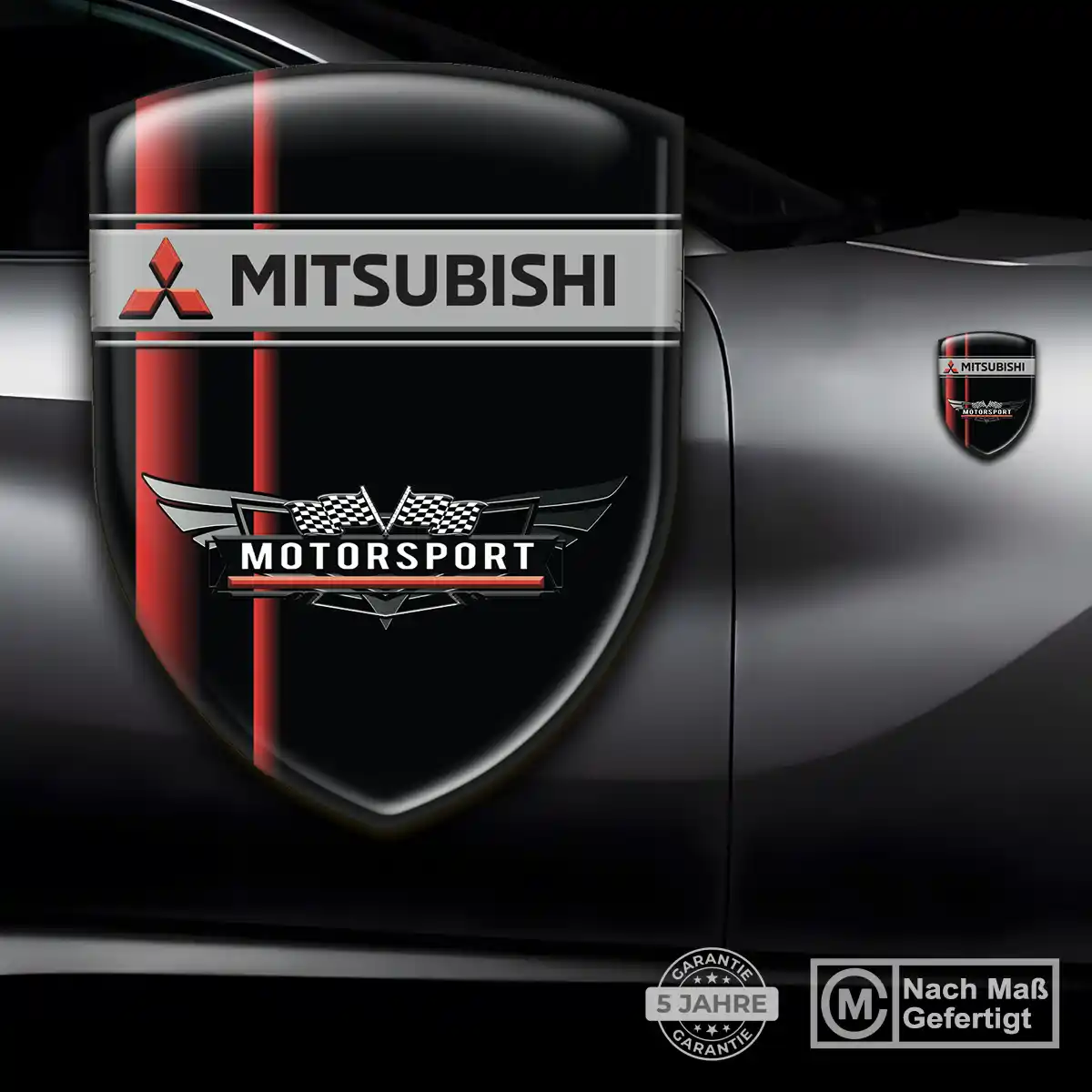 Mitsubishi 3D Gel Aufkleber Emblem Auto Luxus-Edition