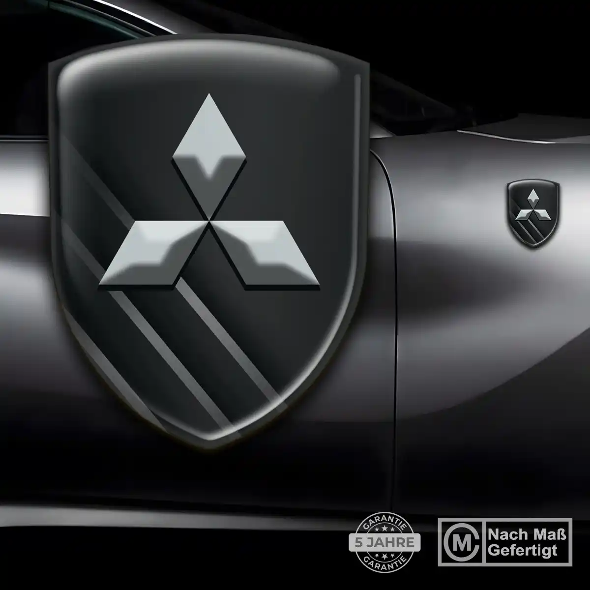 Mitsubishi 3D Gel Aufkleber Emblem Auto Stilvolles Design