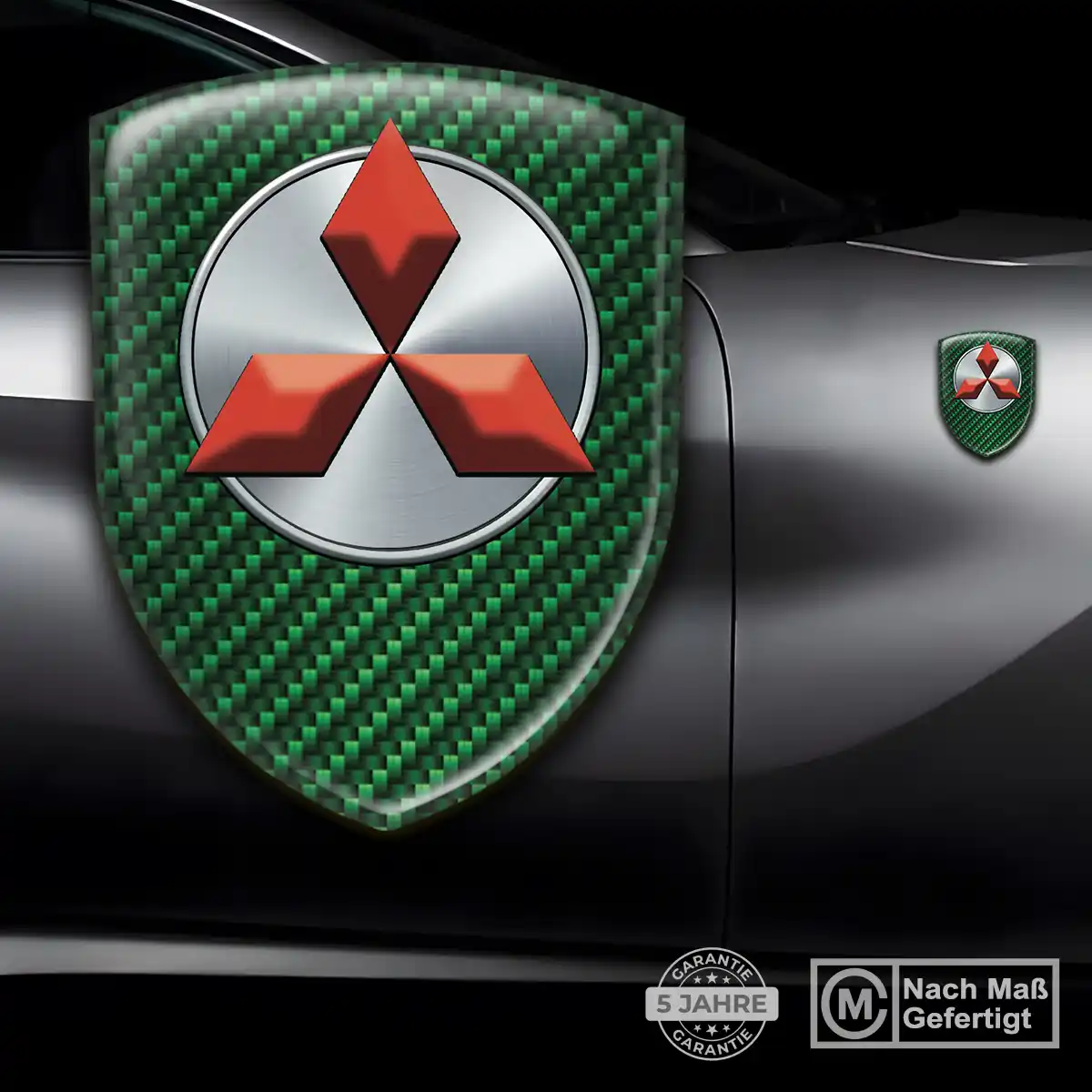 Mitsubishi 3D Gel Aufkleber Hohe Qualität
