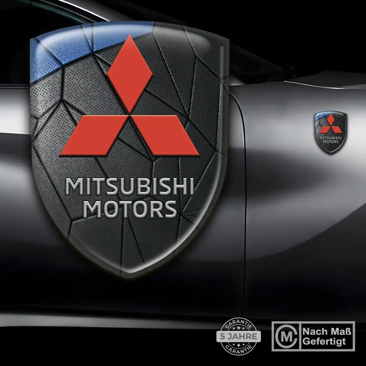 Mitsubishi 3D Gel Aufkleber Luxus-Edition