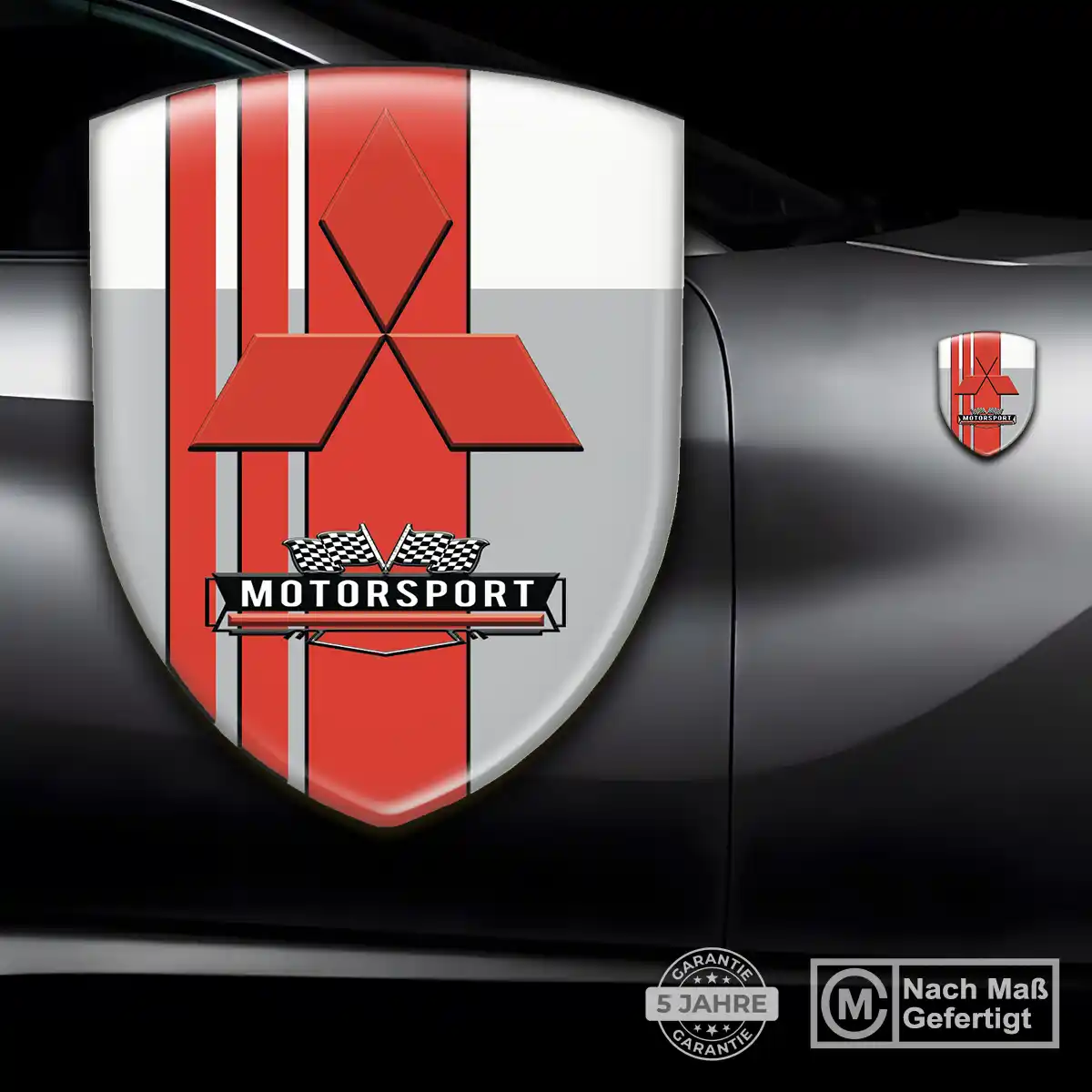 Mitsubishi 3D Gel Aufkleber Premium-Edition