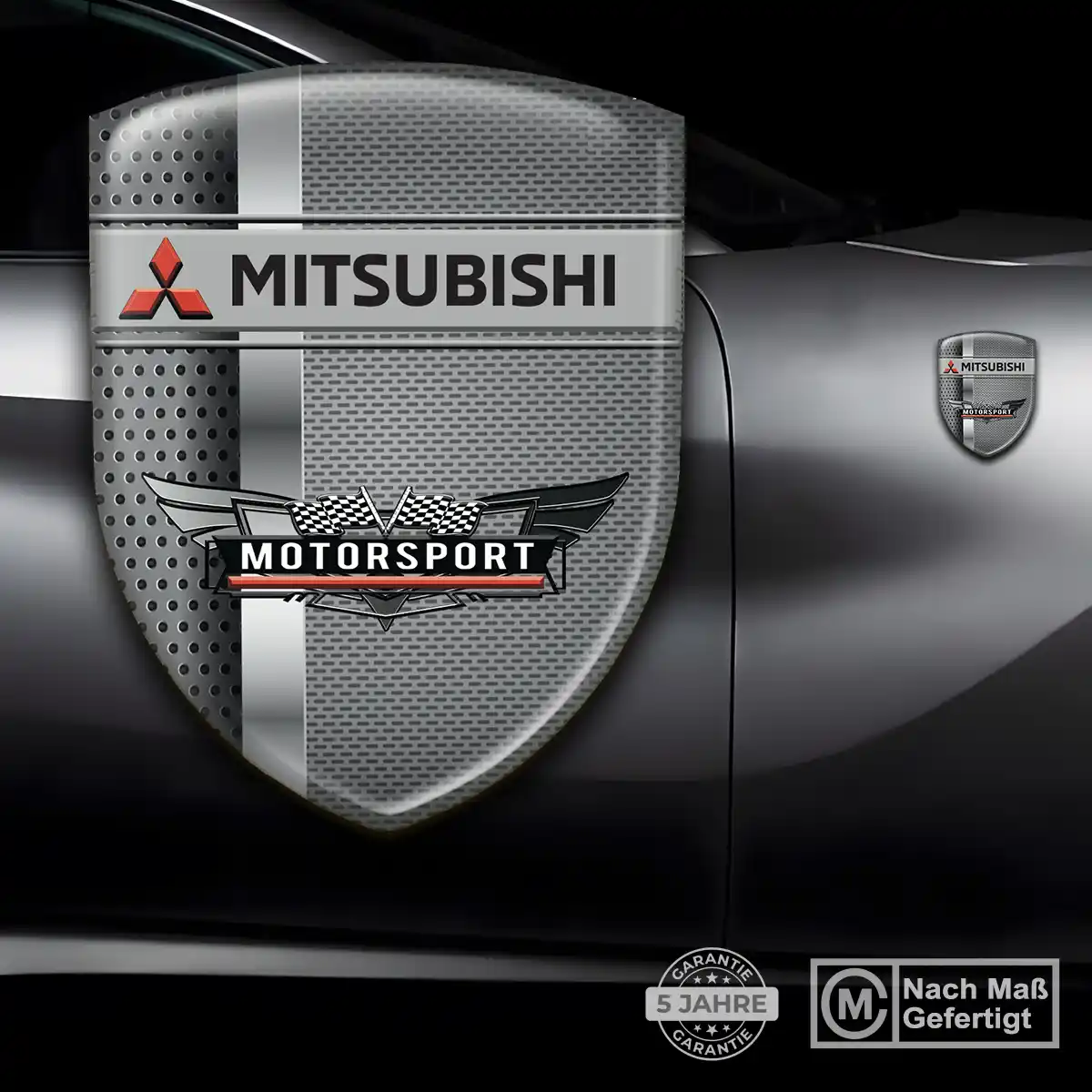 Mitsubishi 3D Gel Aufkleber Silikon Auto Hohe Qualität