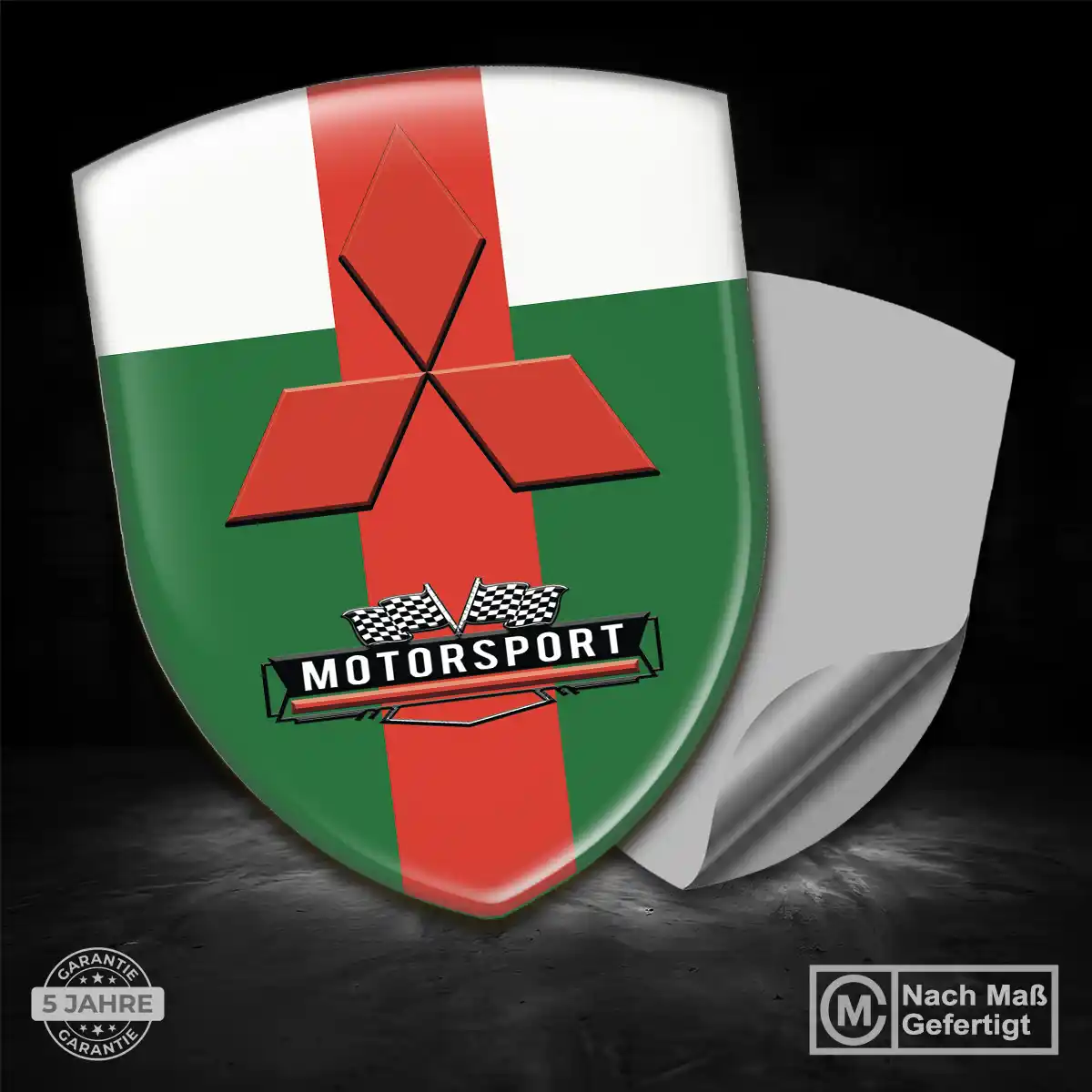 Mitsubishi 3D Gel Aufkleber Wappen Auto Interieurdesign