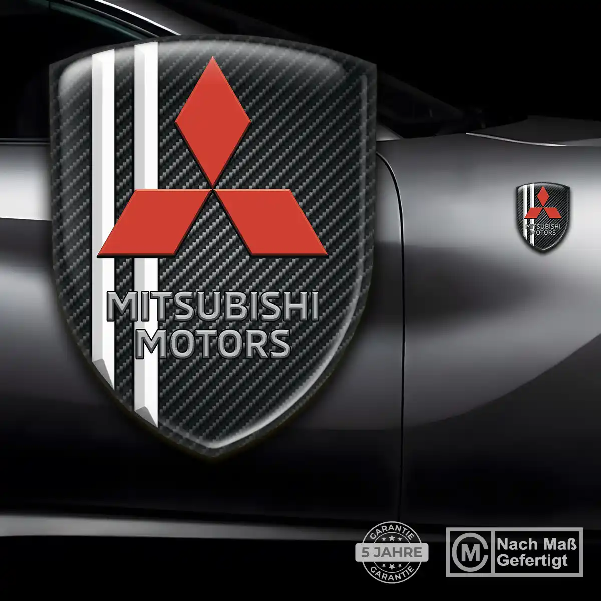 Mitsubishi Aufkleber 3D Gel Emblem Auto Interieurdesign