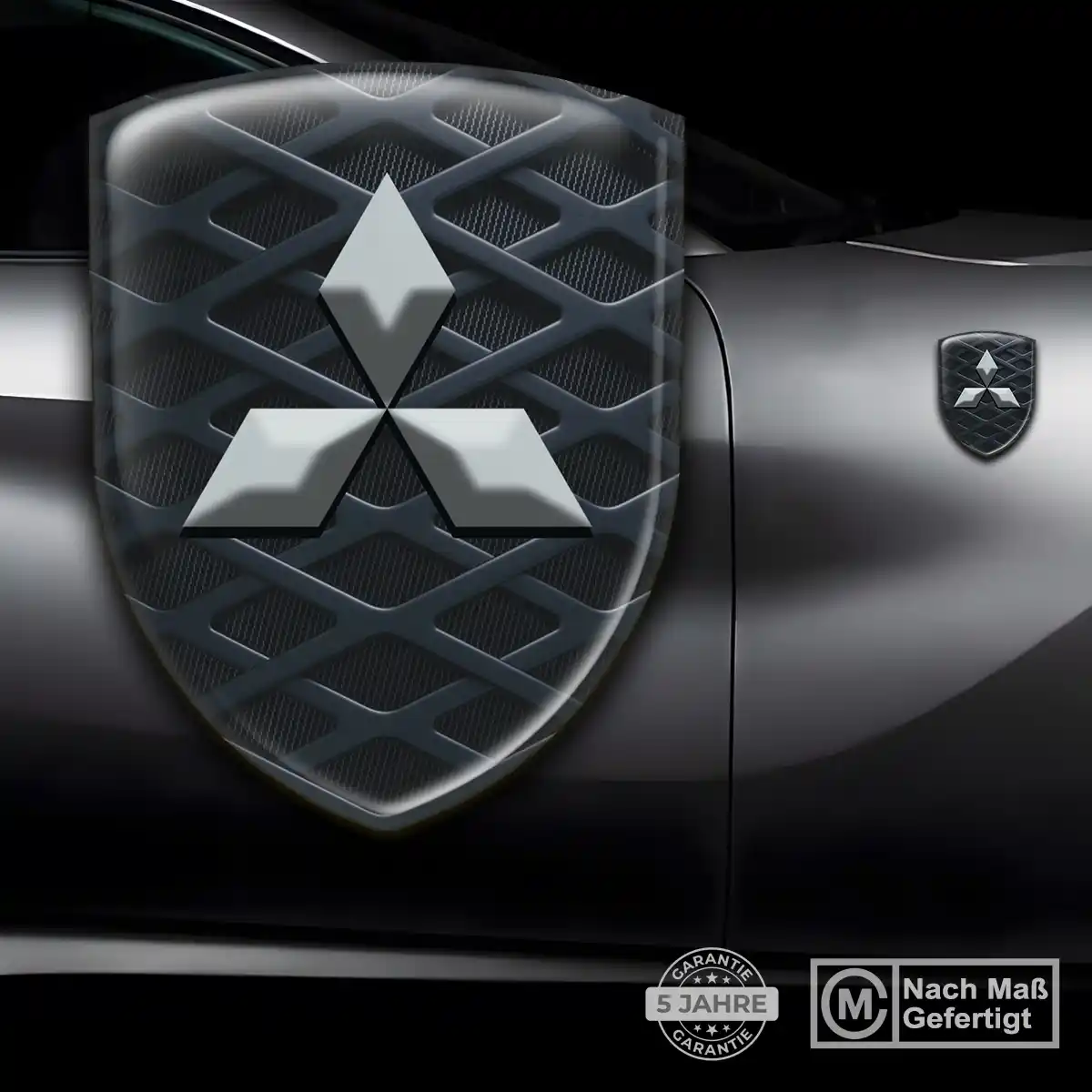 Mitsubishi Aufkleber 3D Gel Emblem Auto Luxus-Edition