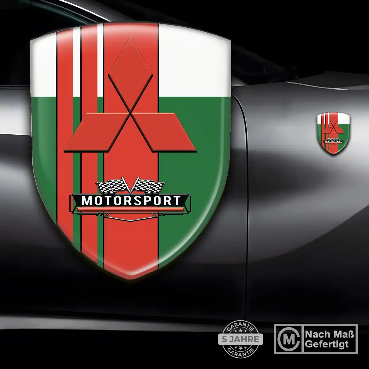 Mitsubishi Aufkleber 3D Gel Emblem Auto Premiumqualität
