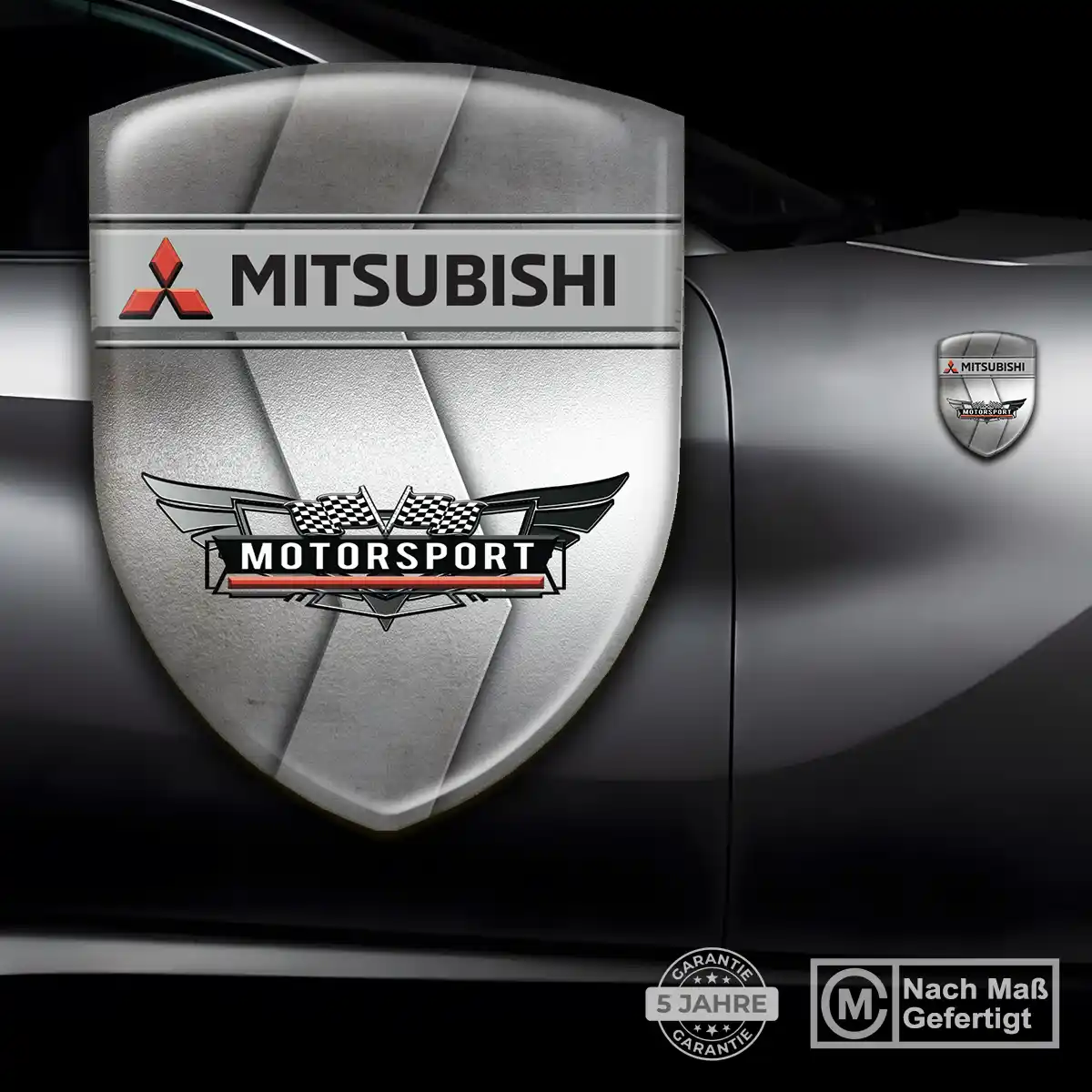 Mitsubishi Aufkleber 3D Gel Emblem Auto Stilvolles Design