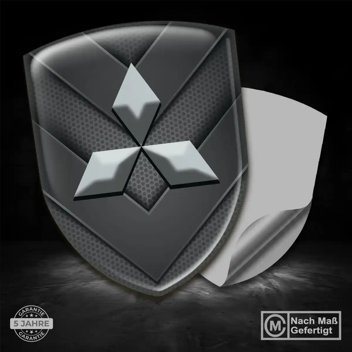 Mitsubishi Aufkleber 3D Gel Emblem Exterieurdesign