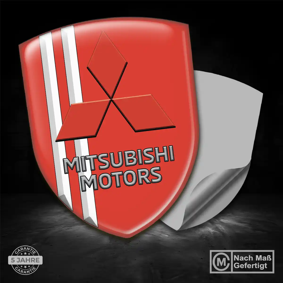 Mitsubishi Aufkleber 3D Gel Embleme Auto Luxus-Edition