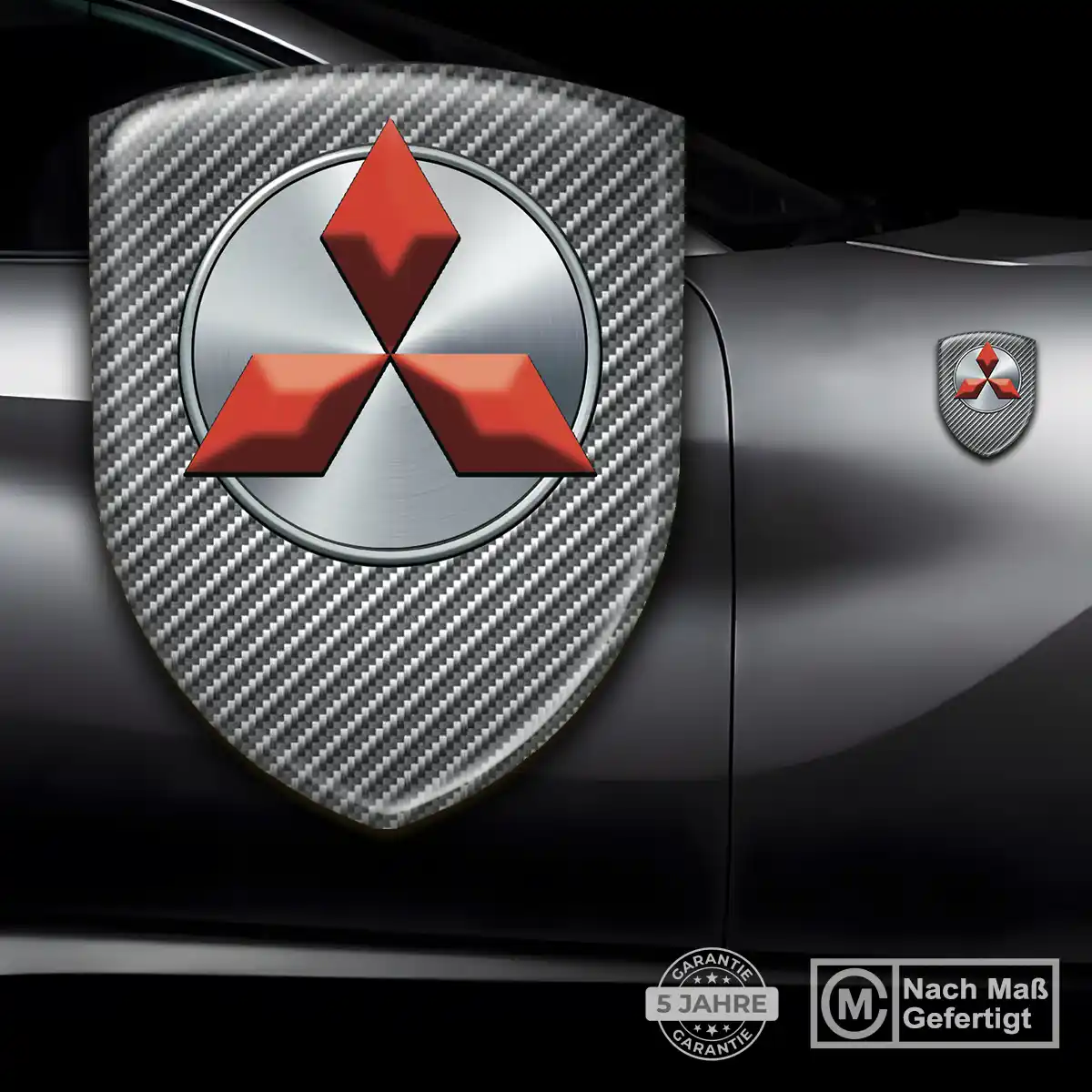 Mitsubishi Aufkleber 3D Gel Embleme Auto Premiumqualität