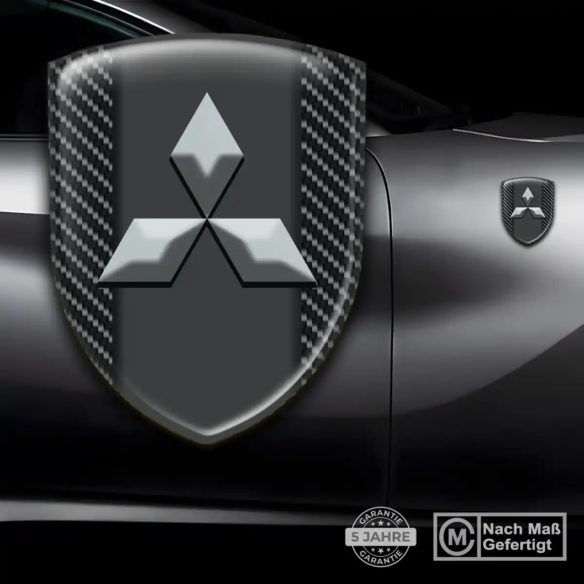 Mitsubishi Aufkleber 3D Gel Embleme Auto Stilvolles Design