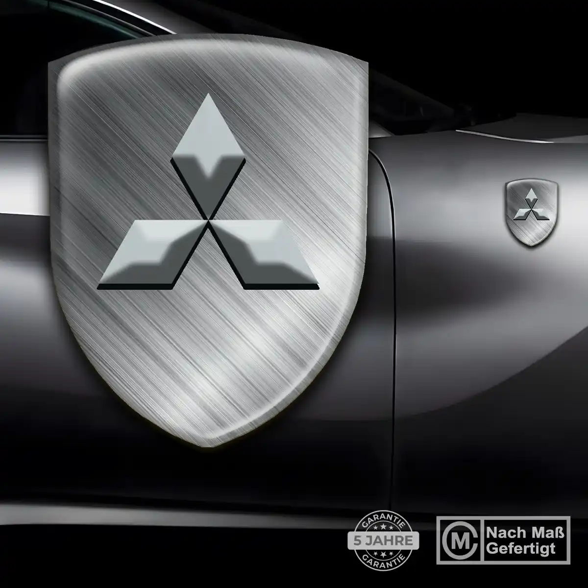 Mitsubishi Aufkleber 3D Gel Embleme Interieurdesign