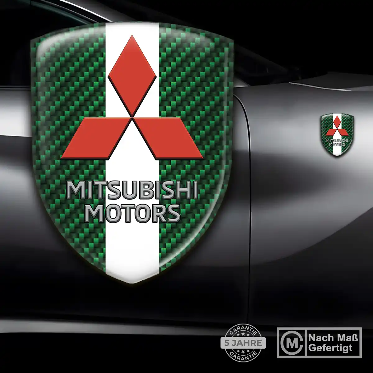 Mitsubishi Aufkleber 3D Gel Embleme Luxus-Edition