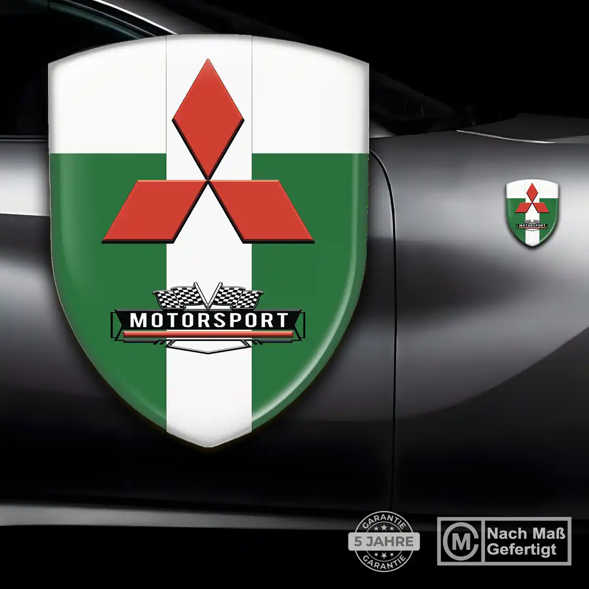 Mitsubishi Aufkleber 3D Gel Embleme Premiumqualität
