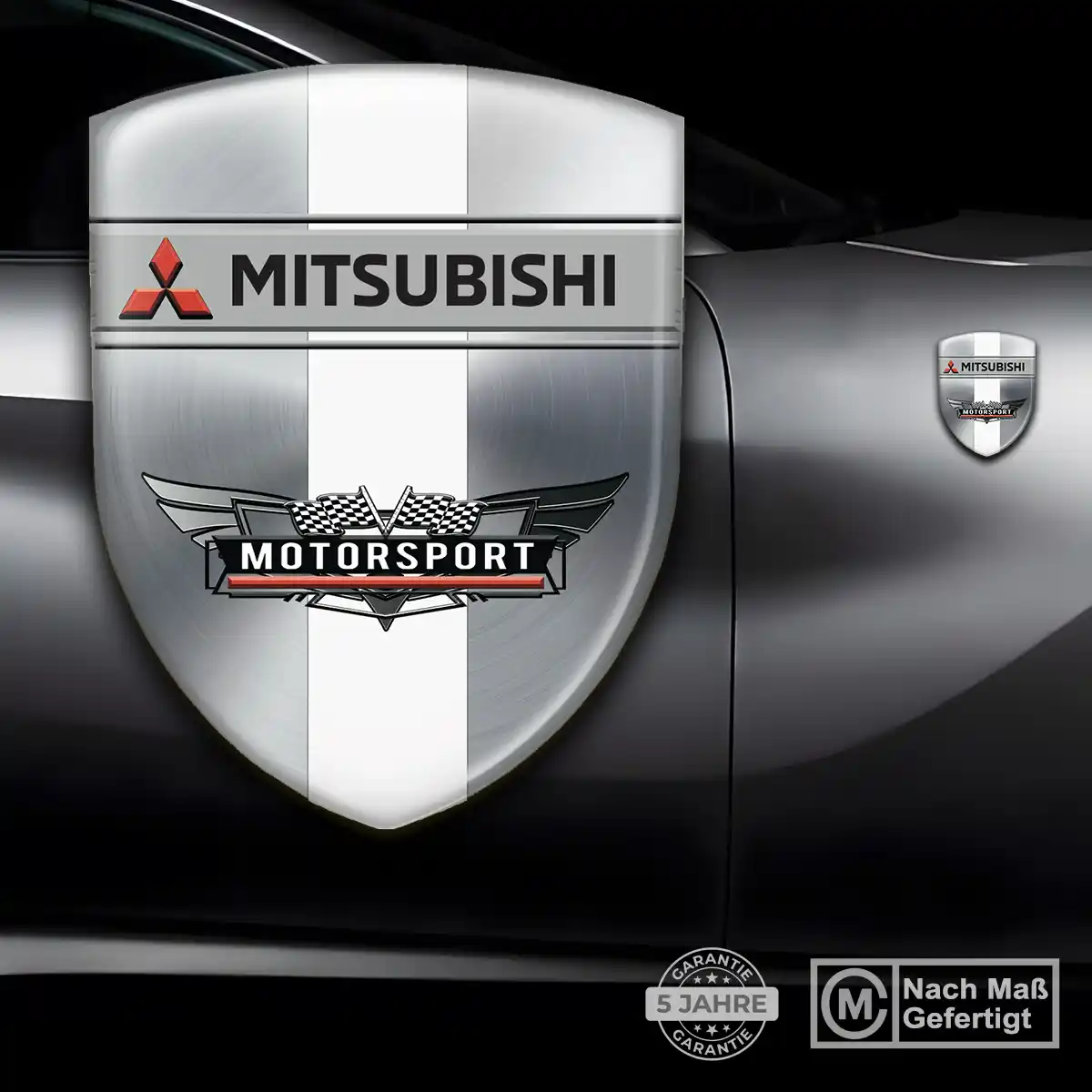 Mitsubishi Aufkleber 3D Gel Silikon Auto Hochwertiges Harz