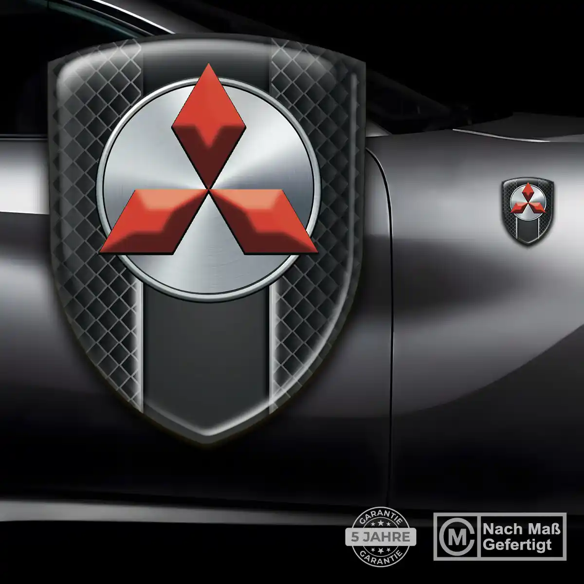 Mitsubishi Aufkleber 3D Gel Silikon Auto Hohe Qualität