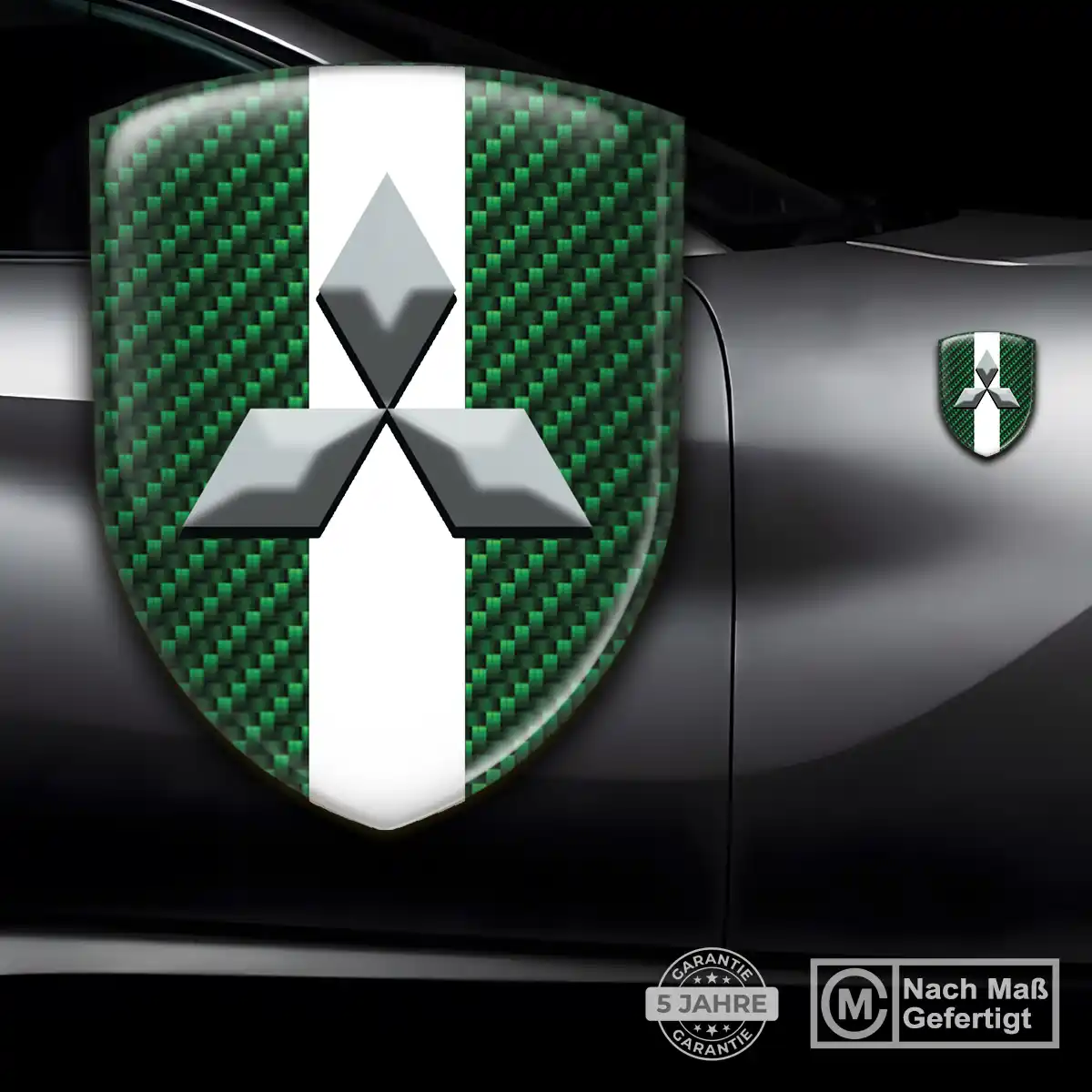 Mitsubishi Aufkleber 3D Gel Silikon Auto Interieurdesign