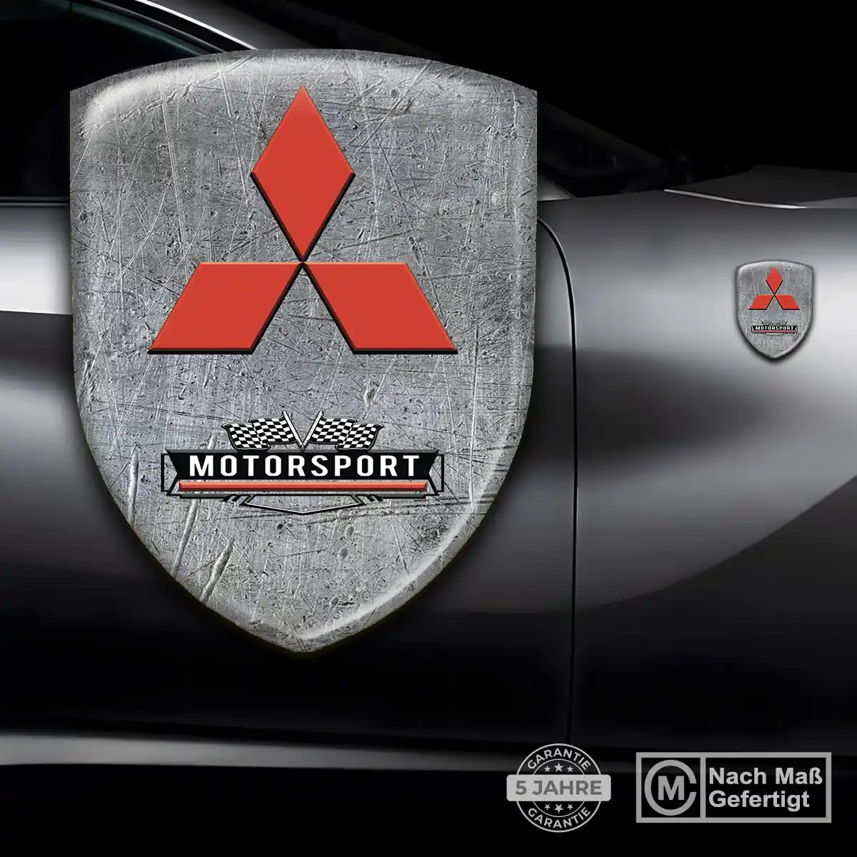 Mitsubishi Aufkleber 3D Gel Silikon Stilvolles Design