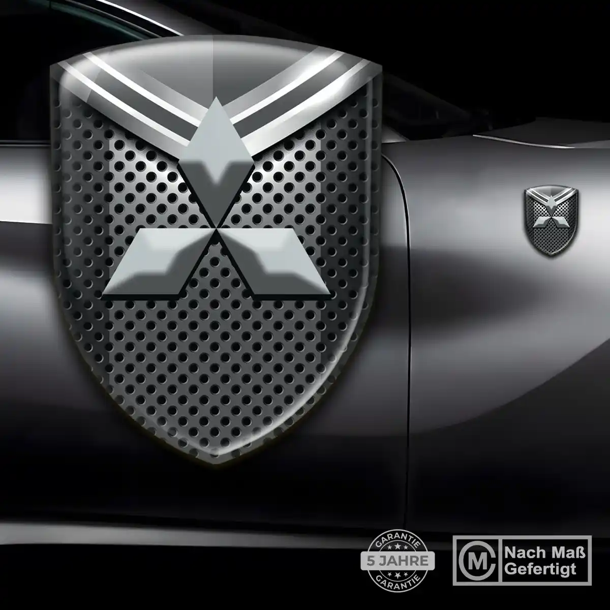 Mitsubishi Aufkleber 3D Gel Wappen Auto Hohe Qualität