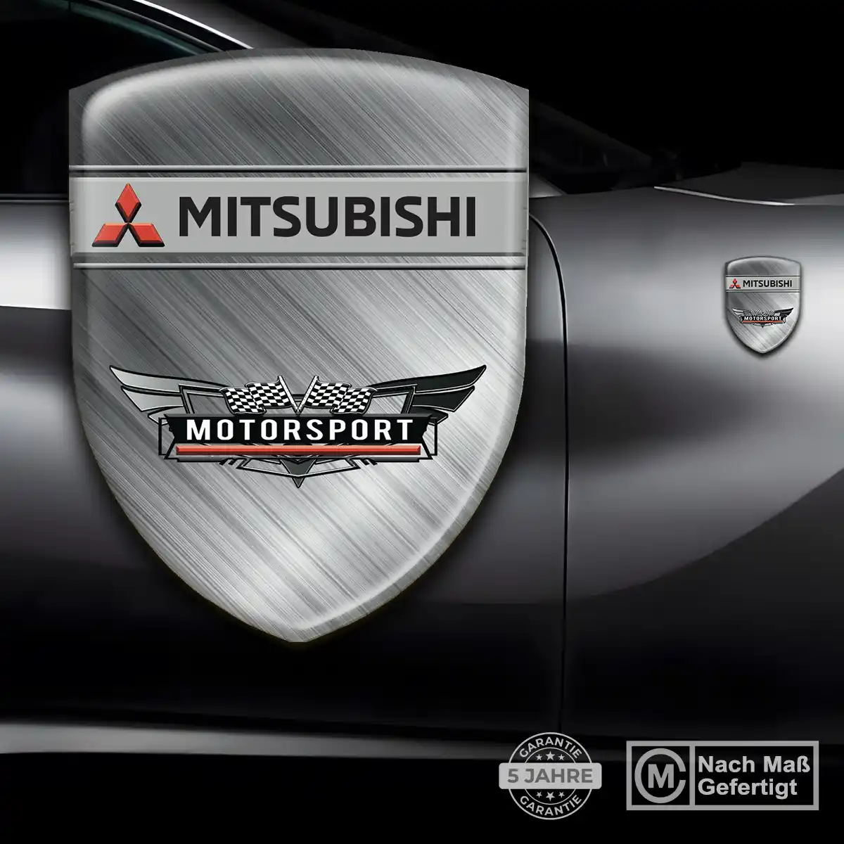 Mitsubishi Aufkleber 3D Gel Wappen Auto Interieurdesign