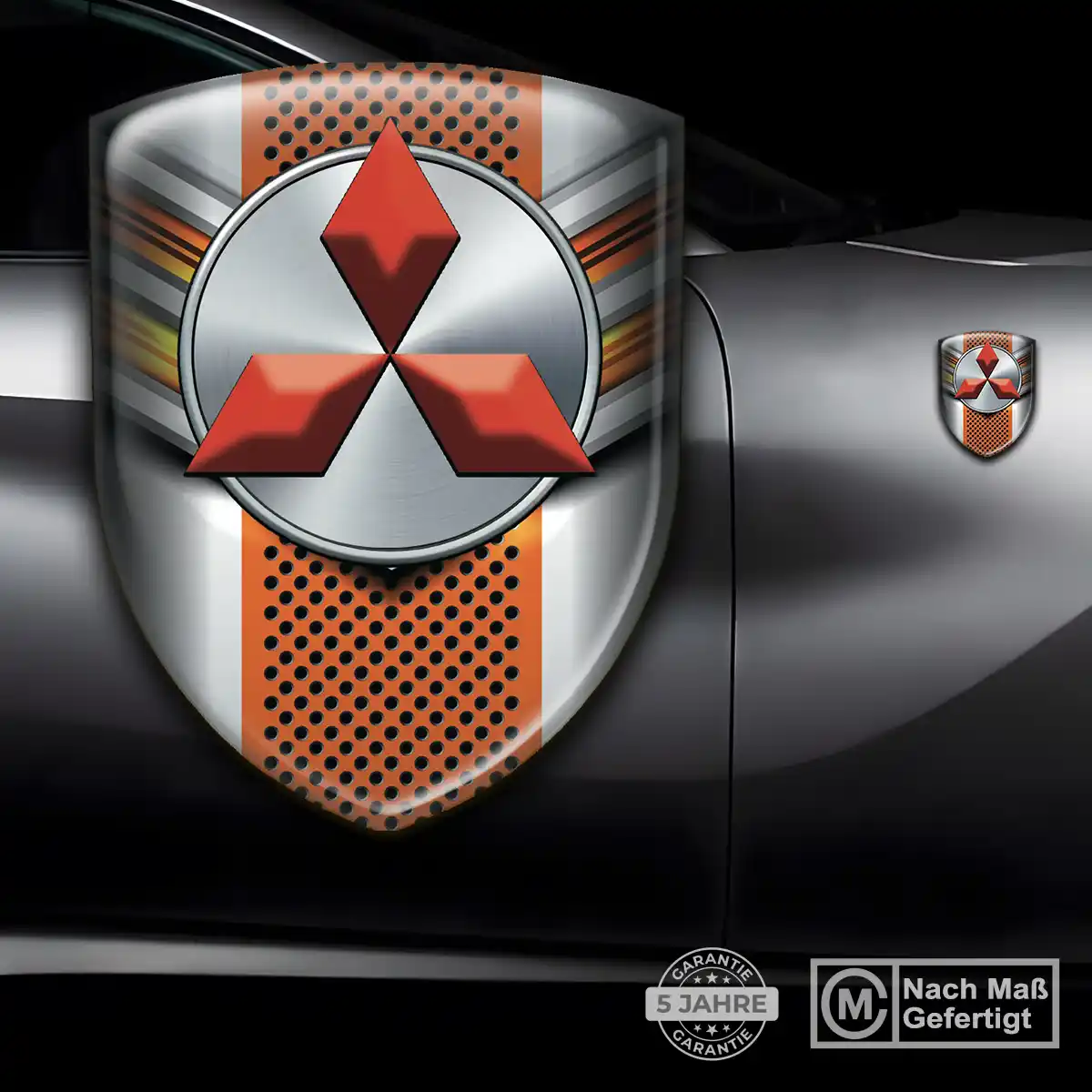 Mitsubishi Aufkleber Auto Exterieurdesign