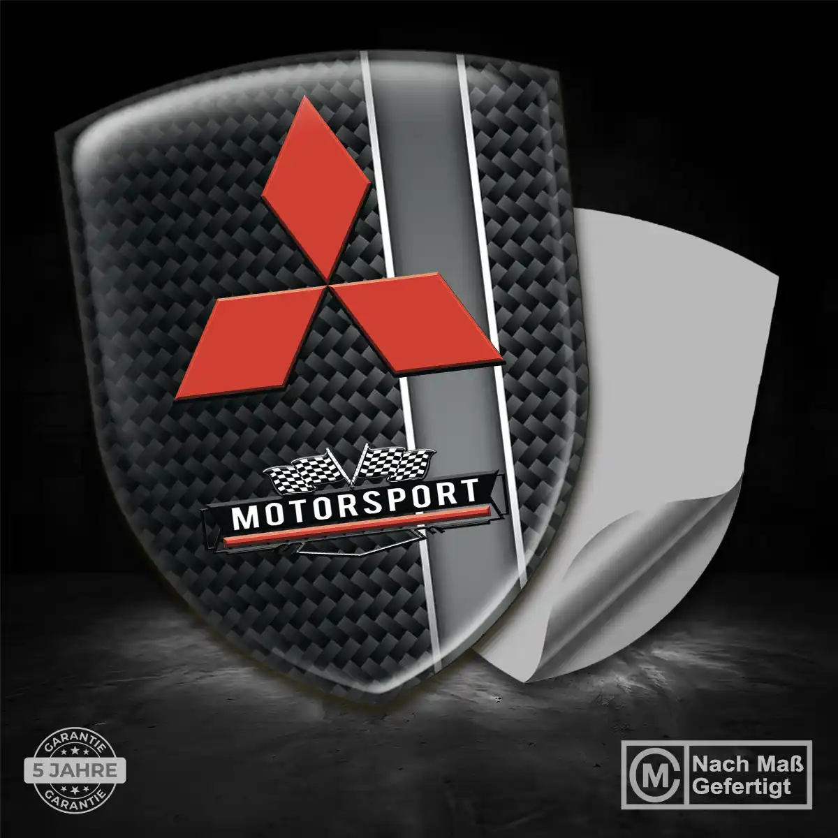 Mitsubishi Aufkleber Auto Hochwertiges Harz