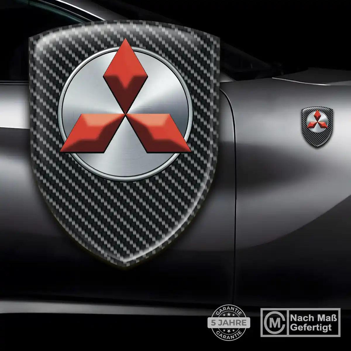 Mitsubishi Aufkleber Auto Interieurdesign