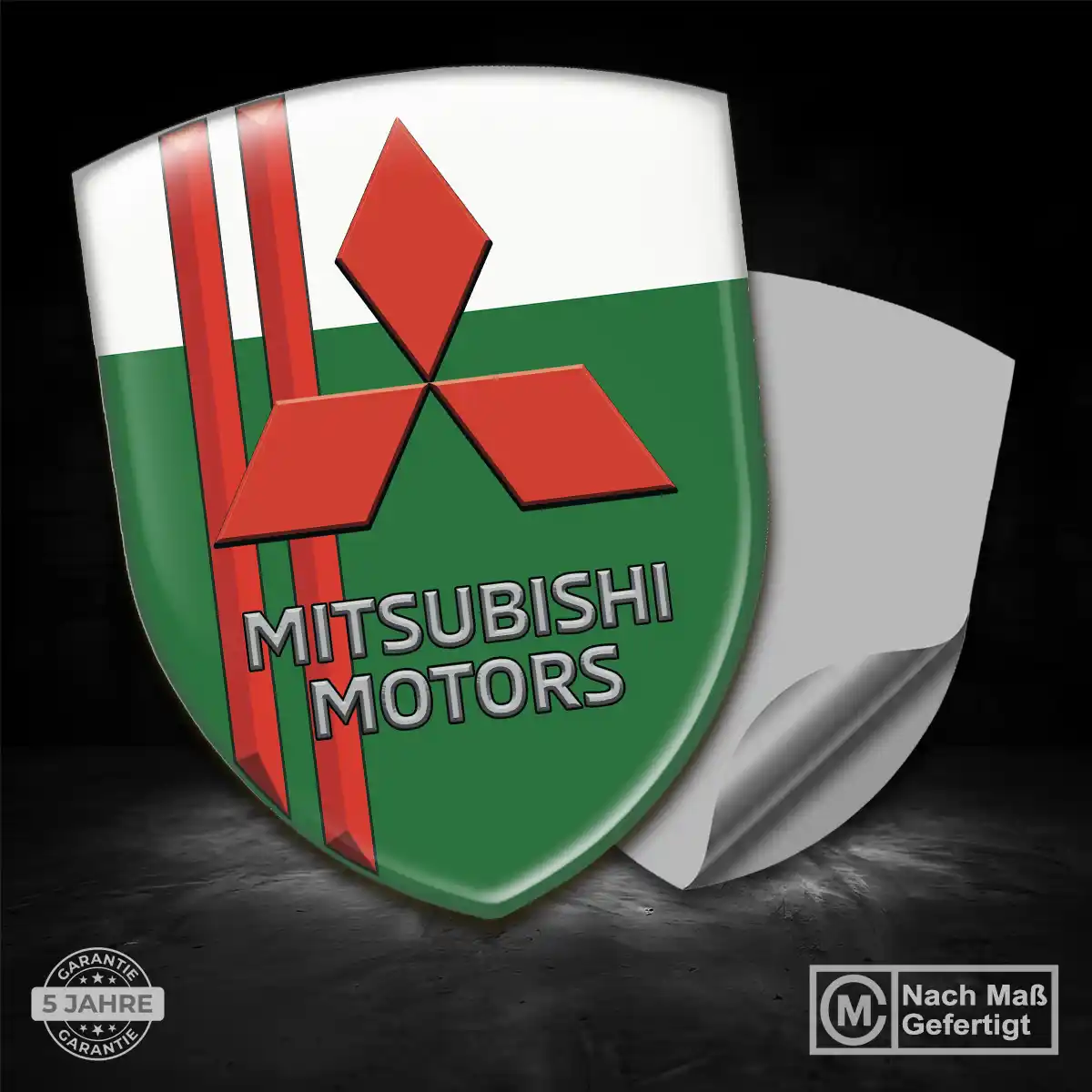 Mitsubishi Aufkleber Auto Stilvolles Design