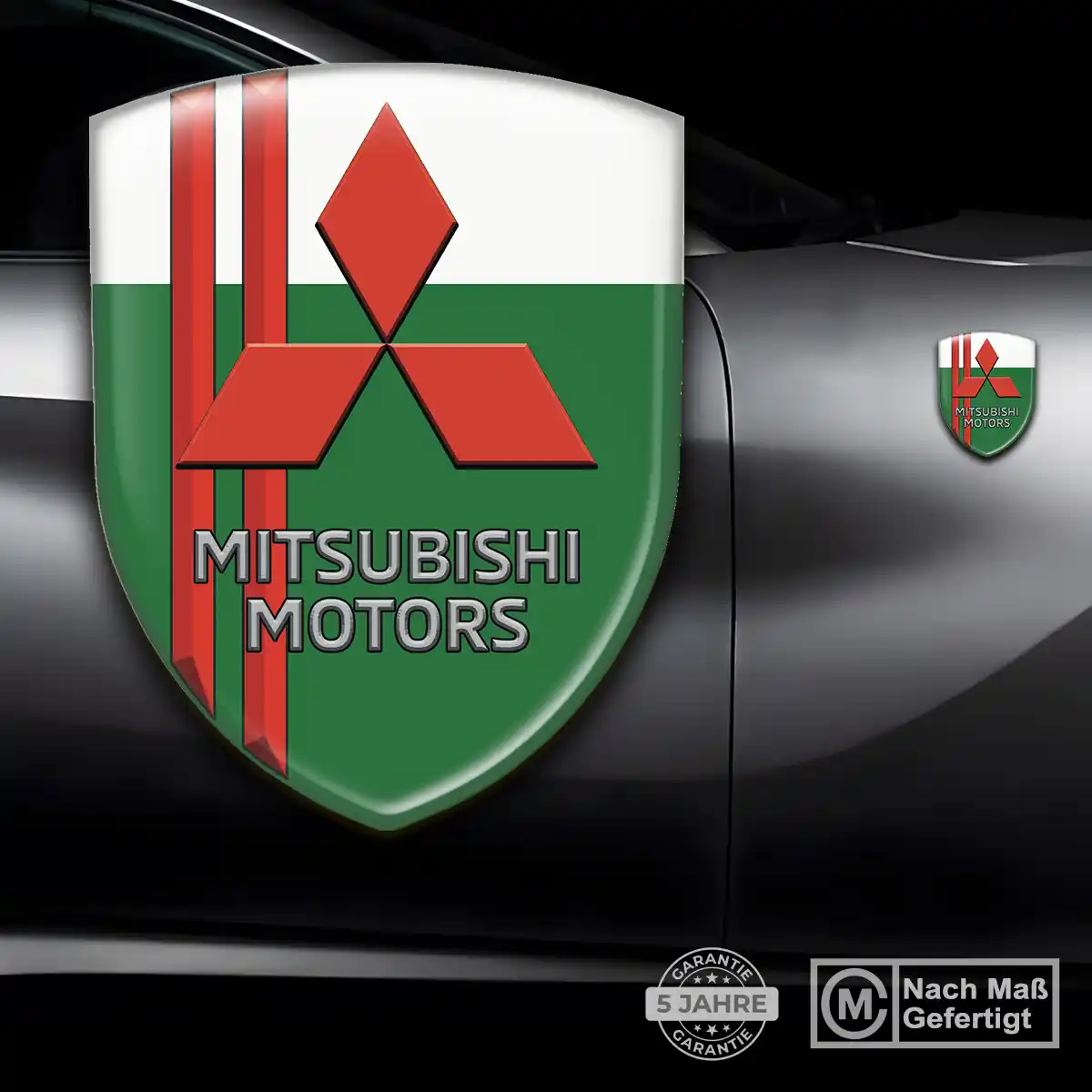 Mitsubishi Aufkleber Auto Stilvolles Design