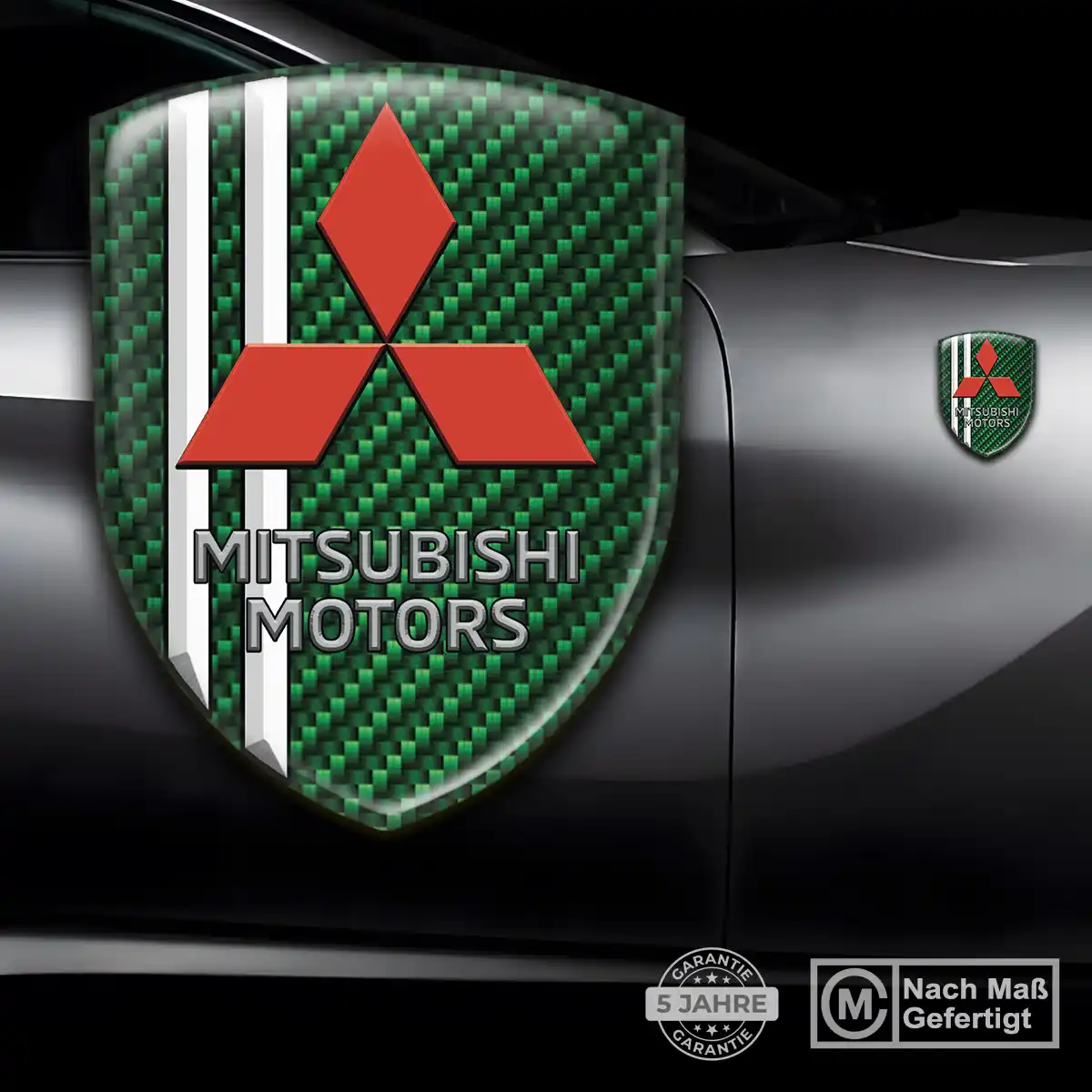 Mitsubishi Aufkleber Emblem Auto Interieurdesign