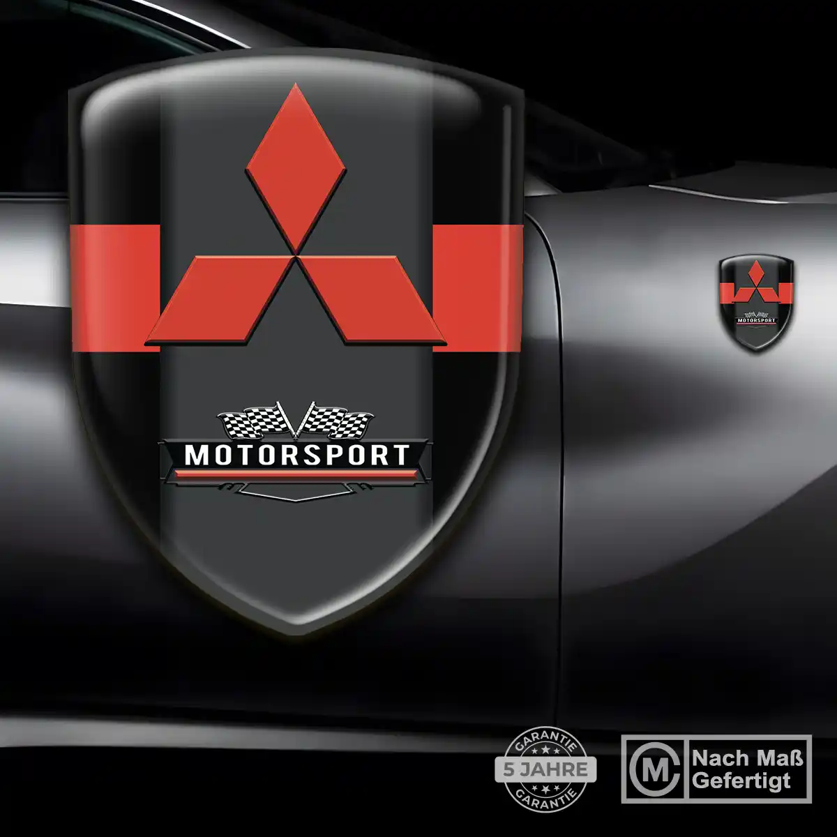 Mitsubishi Aufkleber Emblem Auto Limitierte Auflage