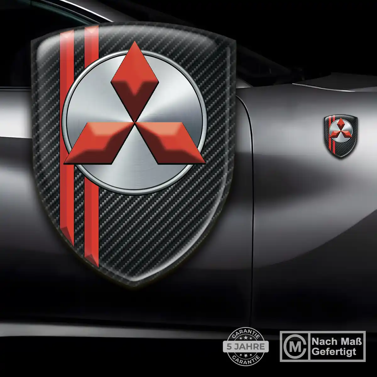 Mitsubishi Aufkleber Emblem Auto Stilvolles Design