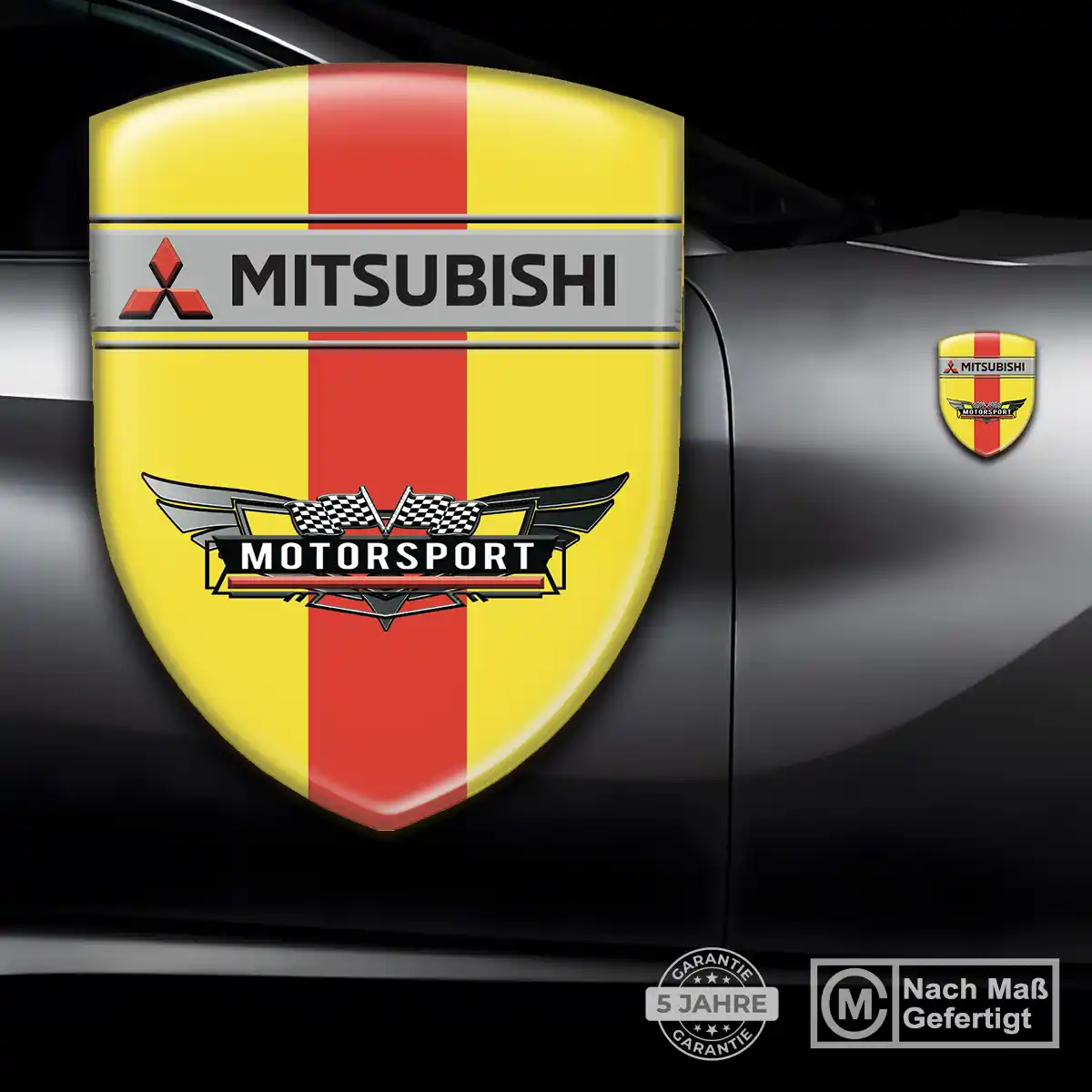 Mitsubishi Aufkleber Emblem Exterieurdesign