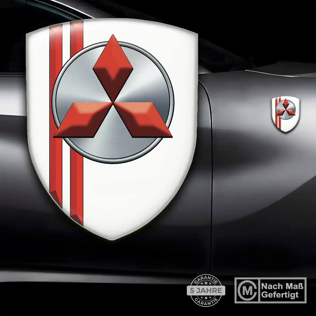Mitsubishi Aufkleber Emblem Premium-Edition