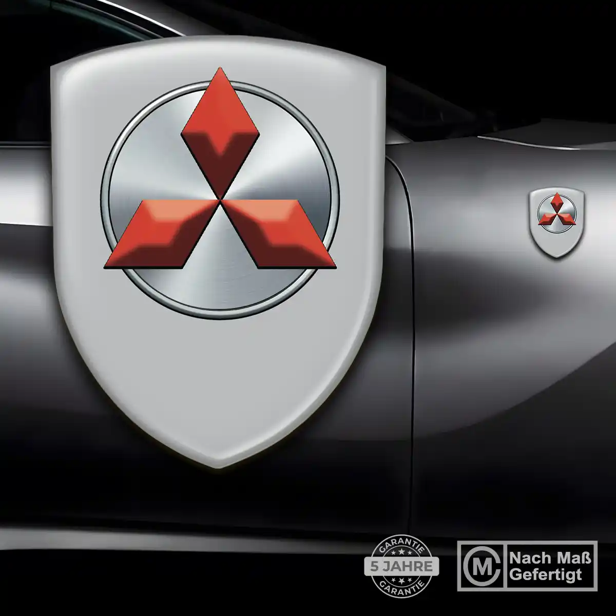 Mitsubishi Aufkleber Emblem Premiumqualität