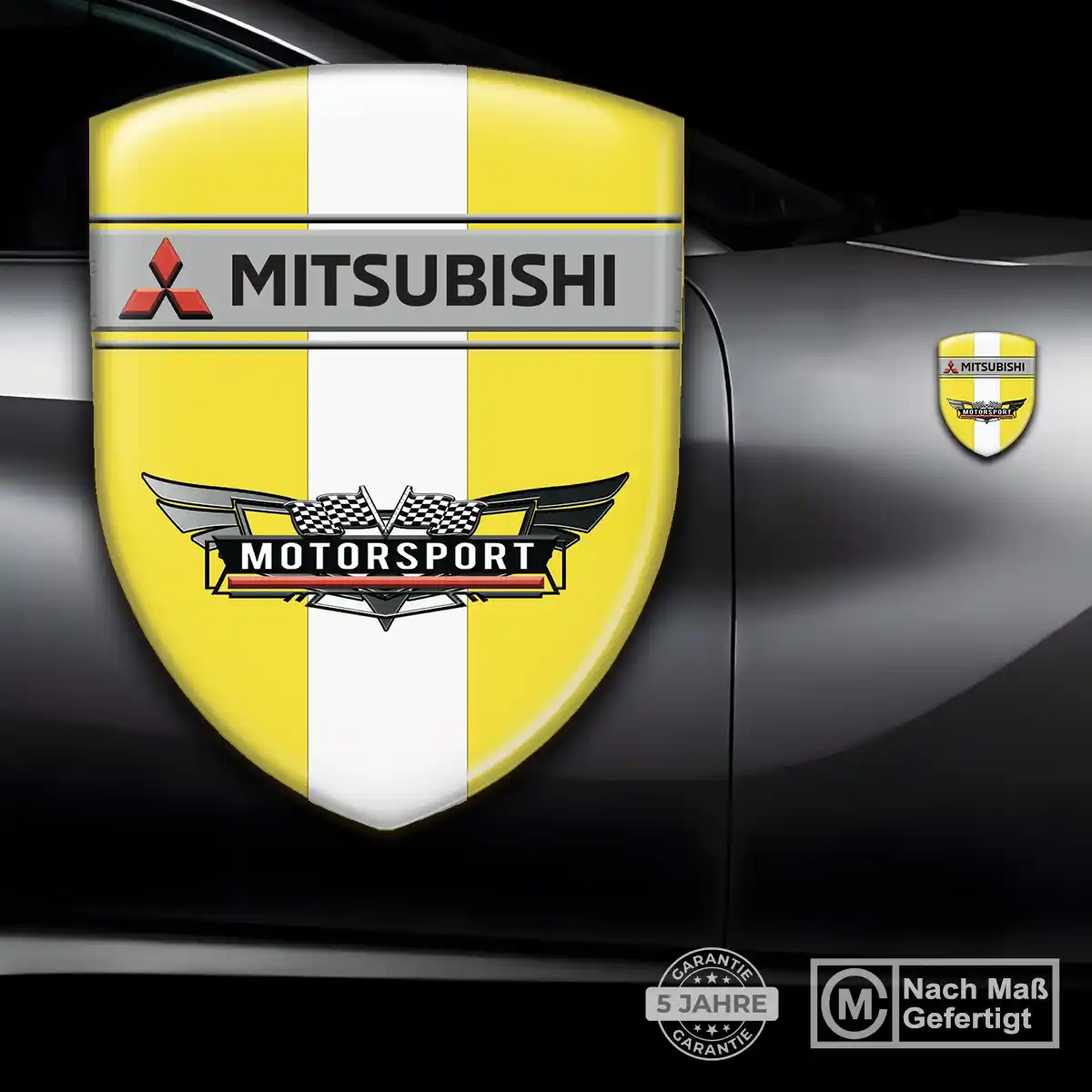 Mitsubishi Aufkleber Emblem Wappen Auto Interieurdesign