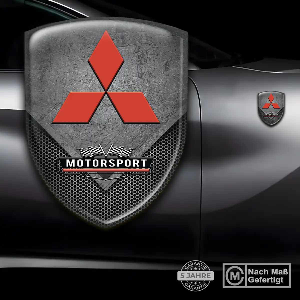 Mitsubishi Aufkleber Emblem Wappen Auto Premiumqualität