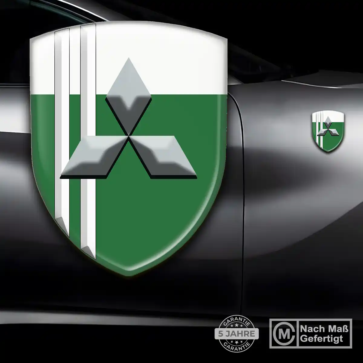 Mitsubishi Aufkleber Emblem Wappen Auto Stilvolles Design