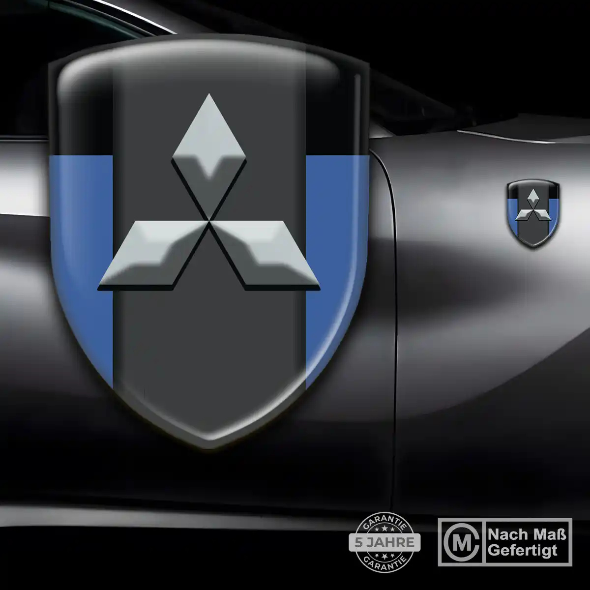 Mitsubishi Aufkleber Emblem Wappen Exterieurdesign