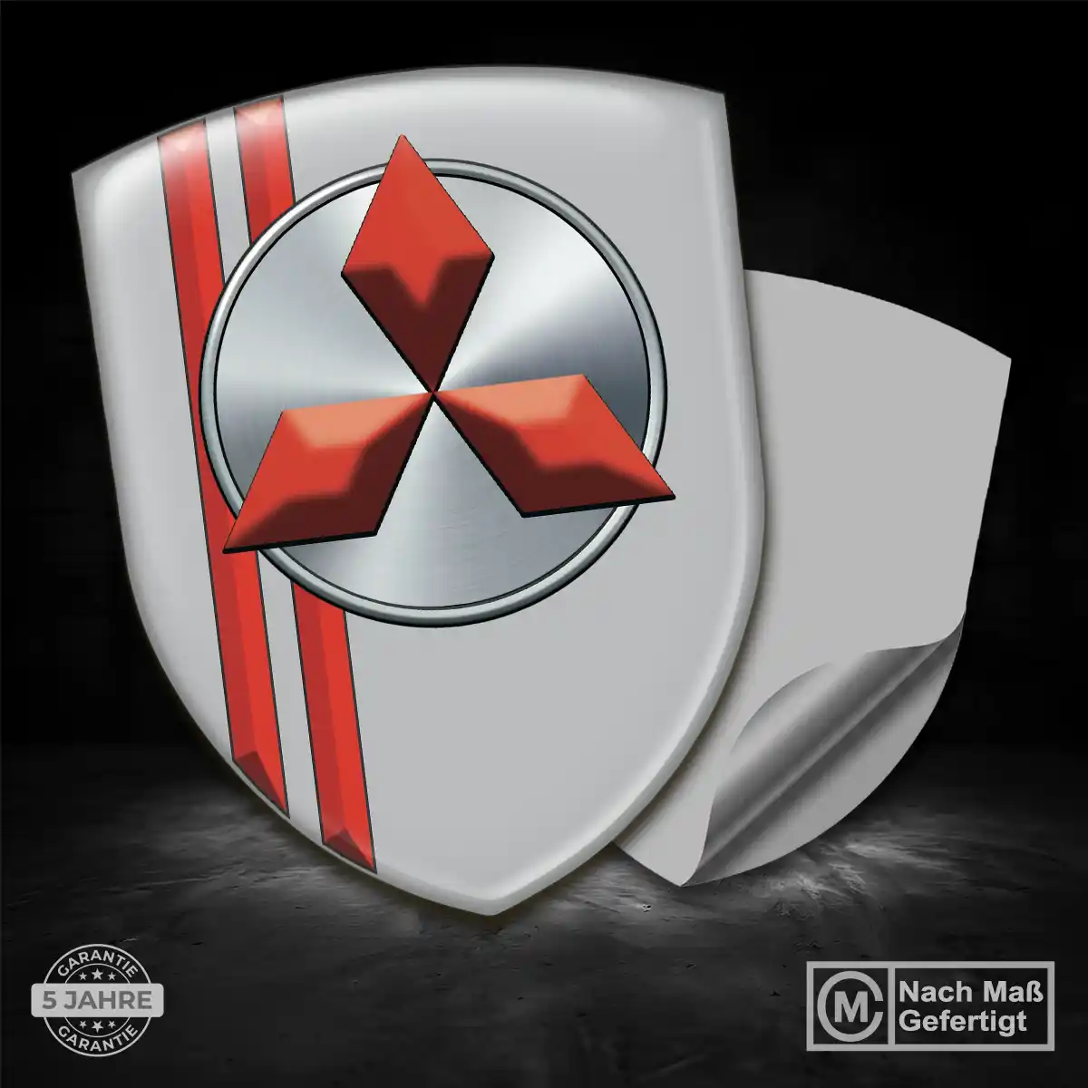 Mitsubishi Aufkleber Emblem Wappen Hohe Qualität