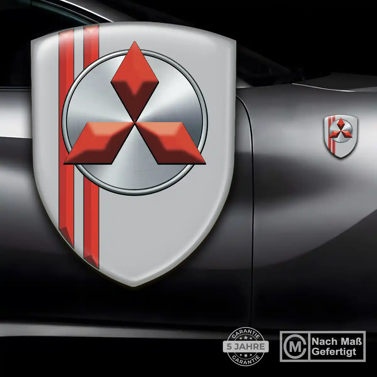 Mitsubishi Aufkleber Emblem Wappen Hohe Qualität